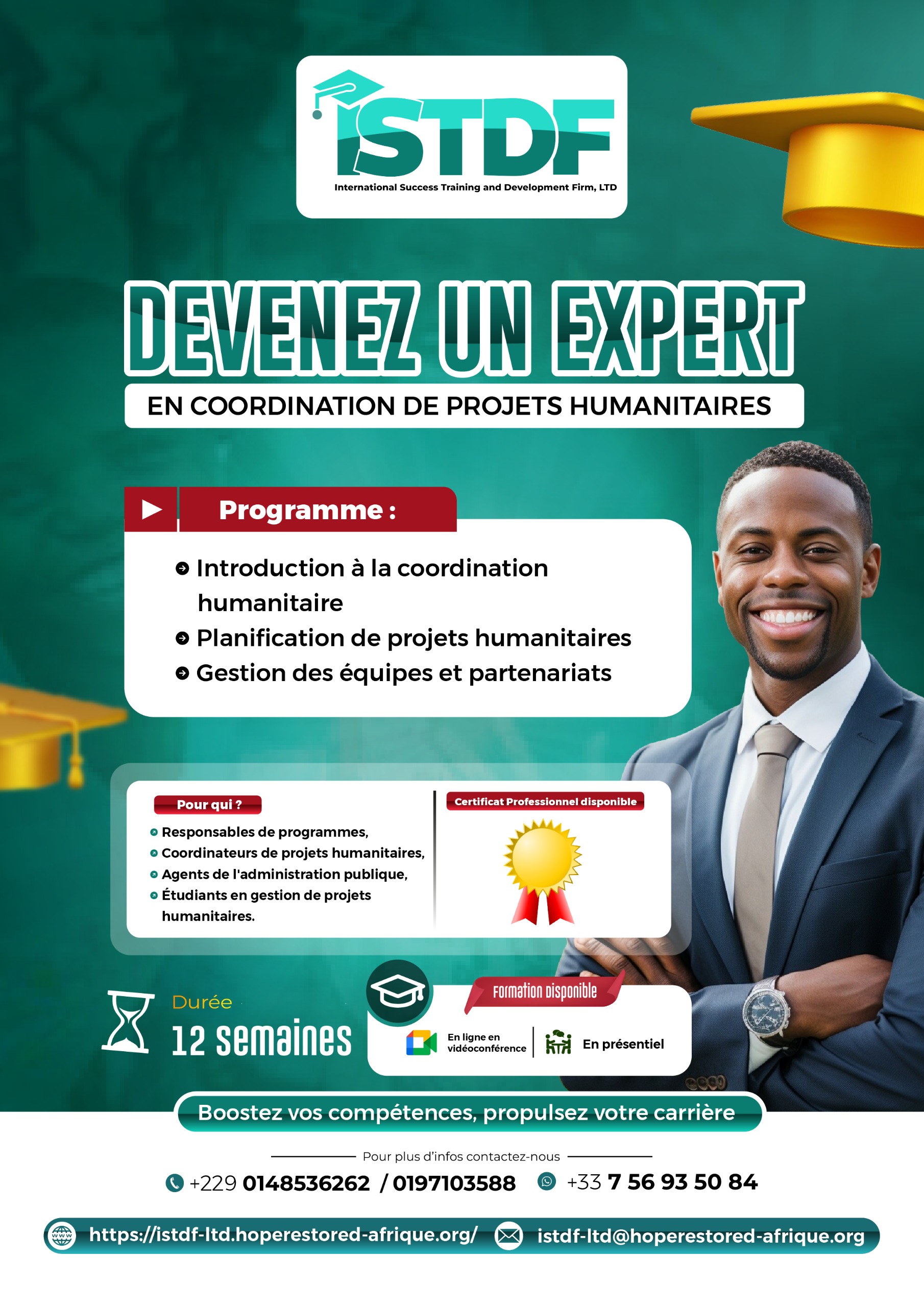 DEVENEZ UN EXPERT EN COORDINATION DE PROJETS HUMANITAIRES